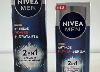 Zestaw Nivea Men Anti-Age Power serum + krem SPF