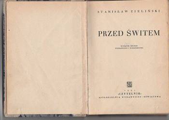 (7452) PRZED ŚWITEM – STANISŁAW ZIELIŃSKI