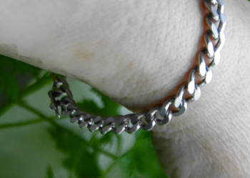 Stara solidna bransoletka srebro 925