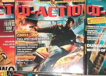 7x czasopismo cd action 2004/05 rok same dobre numery