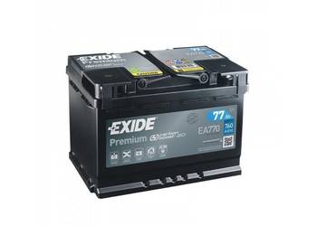 Akumulator Exide Premium 77Ah 760A PRAWY PLUS