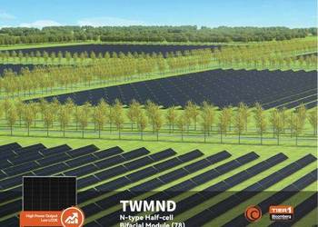 Tongwei TWMND 78HD, 640Wp, N-Type Bifacial, Double Glass,