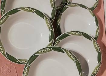 Talerze do zupy w konwalie porcelana Thomas