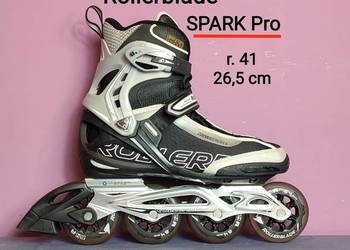 Super rolki Rollerblade SPARK PRO - duże koła - rozmiar 41/26,5 cm