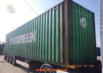 Kontener morski magazynowy 40 HC 40 DV używany 12 metrowy szczelny