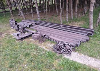 Rynny Haki Złączki Kolana PCV z demontażu