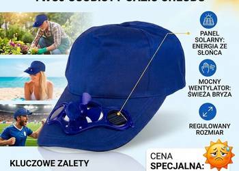 Czapka z Wiatraczkiem Solarnej – Oryginalny Gadżet Froster – Idealna na Lat