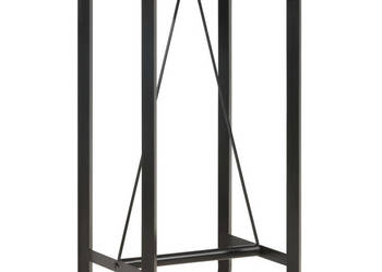 Stolik barowy 60x60x107 cm surowe drewno mango WM-286610