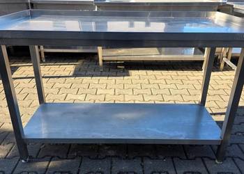 Stół Gastronomiczny Z Półką - 134/60/85 cm - K.1431 N