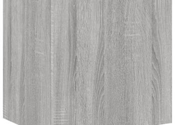 Ścienna szafka TV z LED szary dąb sonoma 405x35x40 cm WM-837256