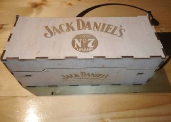 jack daniels 0,5l prezent etui pudełko eko sklejka