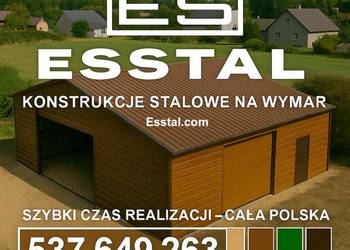 Garaż Blaszany - DREWNOPODOBNY | MAGAZYN | Wiaty , Hale | - ESSTAL-