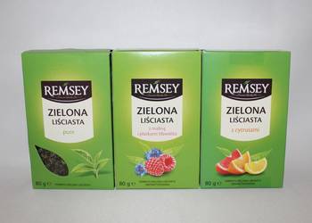 Herbata Remsey zielona liściasta cytrusowa i malinowa