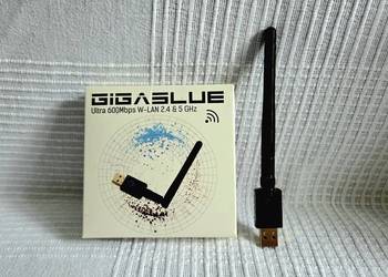 Adapter/Karta USB WiFi GIGABLUE Ultra 600Mbps DualBand 2,4G/5G
