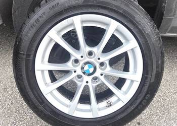 Felgi aluminiowe BMW 5X120 7J 16 cali ET 40 z oponami letnimi 205/60/16 Felgi aluminiowe BMW 5X120 7J 16 cali ET 40 z oponami letnimi 205/60/16