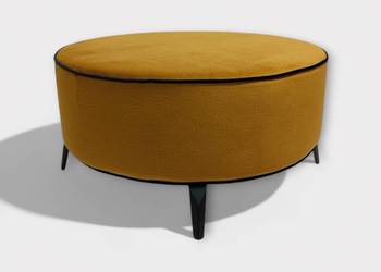 Pufa PEDRO 90 cm wysoka jakość okrągła Monolith loft