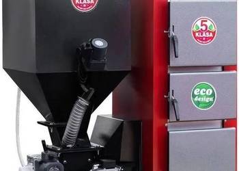Kocioł pellet 12kW - podajnik z lewej - nowy! piec CO