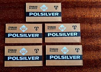 Fabrycznie Nowe Stare Żyletki Polsilver Stainless Blades PRL Staroć