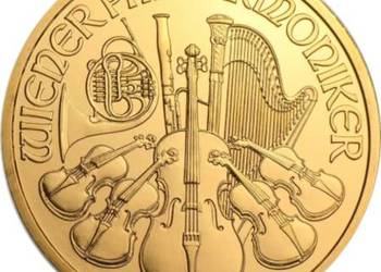 1 Uncja Filharmonicy Wiedeńscy Złota Moneta | Mieszane Roczniki