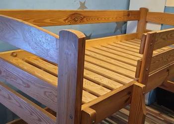 łóżko piętrowe BOSS, sosna kolor naturalny