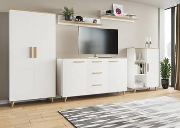 Meblościanka Lund Nowość Styl Skandynawski Meble Salon