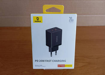 [NOWY] Ładowarka Baseus Fast Charging 20W USB-C/USB-A