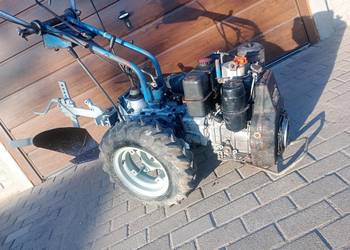 Nibbi 719 Traktorek jednoosiowy dzik ciągnik pług obrotowy glebogryzarka