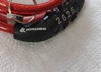 Zapięcie rowerowe linka na szyfr Kross