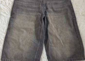 Bershka Jorts Spodenki Męskie Skater Style Streetwear Baggy