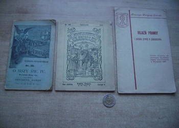 Starocie z PRL - Dewocjonalia = Zestaw 3 broszurki religijne przedwojenne