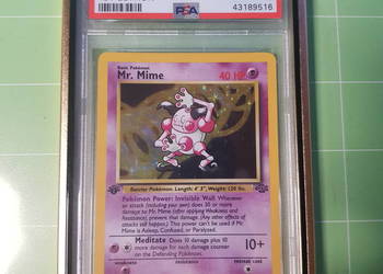 Pokemon Karta Mr Mime 6/64 PSA 10 Rzadka