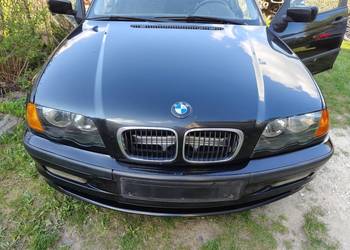 Bmw e46 maska przód sedan kombi przed lift Black sapphire metallic