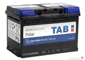 Akumulator 74Ah 680A TAB POLAR S wysoki DARMOWY DOWÓZ