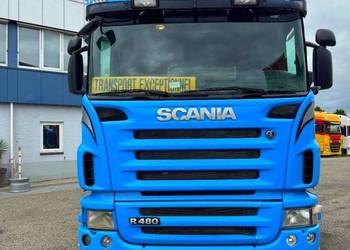 Do drewna do przewozu dlugiego drzewa Scania 6x4 z wozkiem