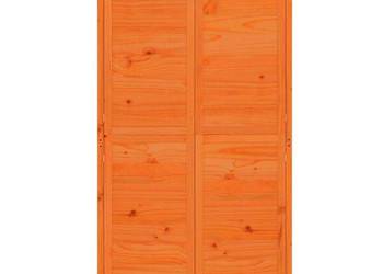 vidaXL Ogrodowa szopa na narzędzia, brązowa, 83x57x140 cm(SKU:172240)