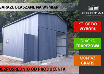 Konstrukcja Stalowa Magazyn Garaż Blaszany Wiata Hala Garaże – ESSTAL-