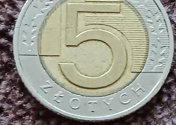 5 Złotych 2016 r. Przesunięcie stempla - nr. 3