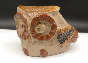 Unikatowa Ceramiczna Skarbonka Sowa – Vintage lata 60./70.