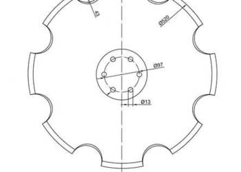 Talerz brony 520x5 KM060304N