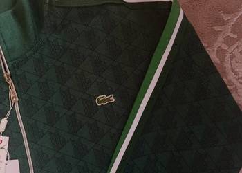 Bluza męska Lacoste Monogram - ciepła wygodna, rozmiar XL