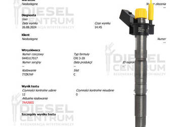 WTRYSKIWACZ BOSCH 0445117017 KOMPLET 4 SZTUK BMW 3.0