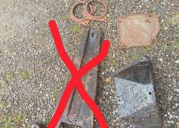 Fiat 126p pakiet elementów skrzyni biegów / osłona / uchwyt / łapa / kołysk