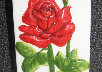 nawilżacz vintage ceramiczny_czerwona róża BD