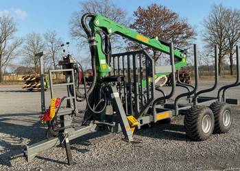 Timber Crane TC670 przyczepa leśna samo załadowcza