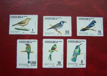 Kostaryka 1983 MNH Mi. 1212/17 Fauna Ptaki  a