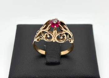 Złoty Pierścionek pr 583 3,94g (Rozmiar 18)