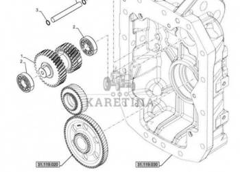 New Holland T6070 Koło zębate 33t 84192947