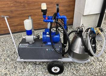 Dojarka Do Mleka Mobilna i stacjonarna na wózku Alfa Laval silnik 230V