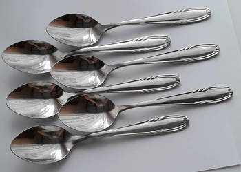 Łyżki obiadowe (ok. 19 - 19,1 cm) (nr.3), KŁOS, Gerlach, sztućce PRL