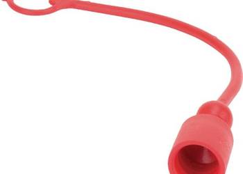 Zatyczka chroniąca od kurzu  do wtyczek ANV czerwona TFA38R